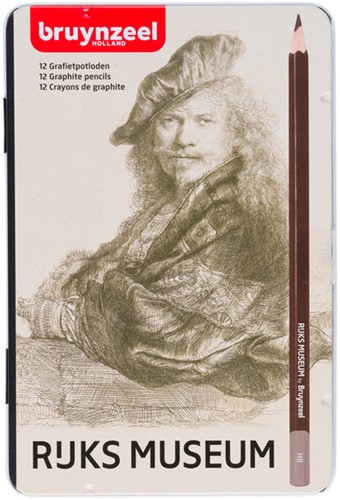 Potloden Bruynzeel Rembrandt diverse hardheden blik à 12 stuks