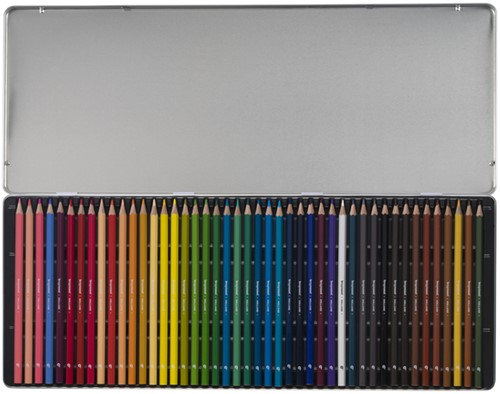 Kleurpotloden Bruynzeel schildpad blik à 45 stuks assorti-2