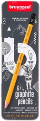 Potloden Bruynzeel Teens 6 hardheden