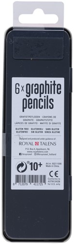 Potloden Bruynzeel Teens 6 hardheden-3