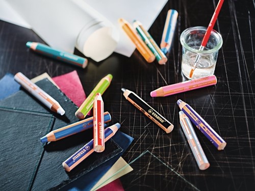 Kleurpotloden STABILO Woody 880/10-1-20 etui à 10 kleuren met puntenslijper-3