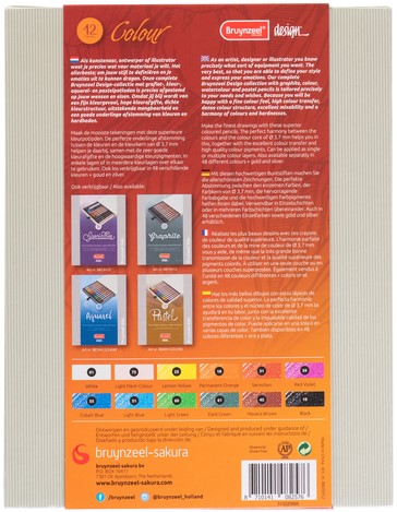 Kleurpotloden Bruynzeel Colour box 12stuks assorti-3