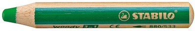 Kleurpotloden STABILO 880 woody 3 in 1 multitalent zwart-2