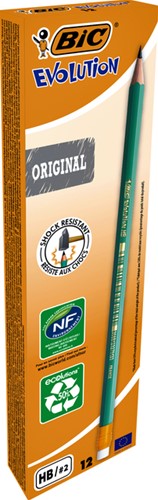 Potlood Bic Evolution 655 HB met gumitip-2