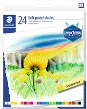 Pastelkrijt Staedtler karat zacht assorti set à 24 stuks-3