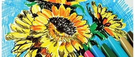Fineliner Pentel Signpen S520 medium blauw-3