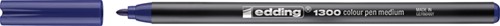 Fineliner edding 1300 blauw 2mm