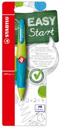 Vulpotlood STABILO Easyergo HB 1.4mm linkshandig ultramarine/neon oranje blister à 1 stuk-3