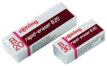 Gum rOtring B20 65x23x10mm potlood wit-2