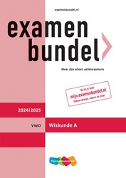 Examenbundel online + boek vwo Wiskunde A 2024/2025 - Beperkt leverbaar