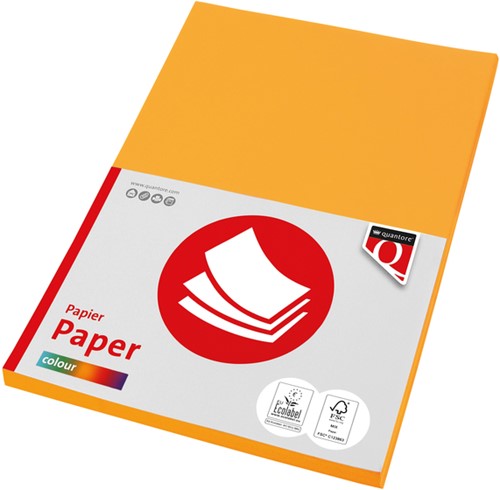Kopieerpapier Fastprint A4 120gr diepgeel 100vel