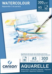 Aquarelpapier Canson Graduate Watercolour 20vel 250gr A3 natuurlijk wit-2