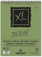 Tekenblok Canson XL Dessin A4 160gr spiraal 50 vel-2