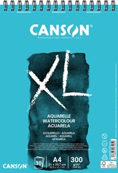 Aquarelblok Canson XL A4 30v 300gr spiraal