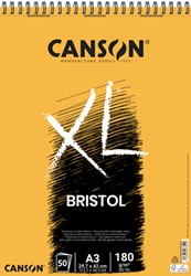 Bristolpapier Canson XL Bristol 50vel 180gr A3 extra wit