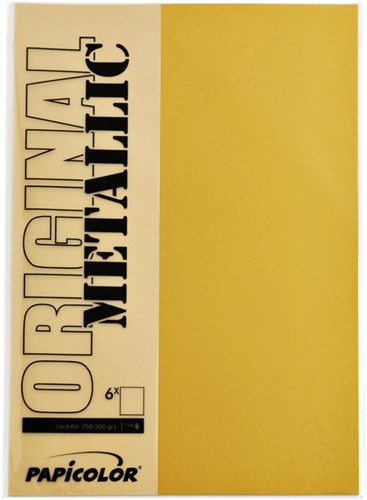 Kopieerpapier Papicolor A4 200gr 3vel goud-2