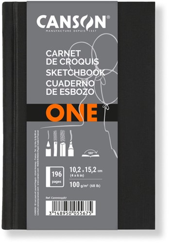 Tekenboek Canson Art Dummy 102x152mm 100gr 100vel