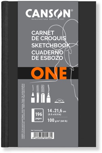 Tekenboek Canson Art Dummy 140x216mm 100gr 100 vel