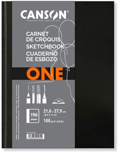 Tekenboek Canson Art Dummy 216x279mm 100gr 98 vel