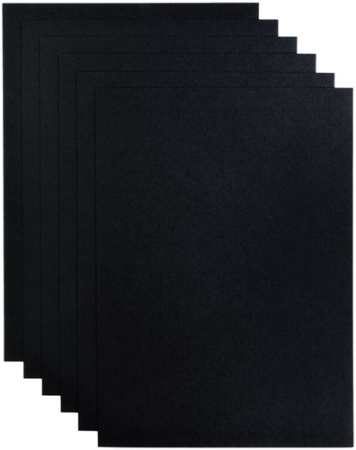 Kopieerpapier Papicolor A4 200gr 6vel ravenzwart