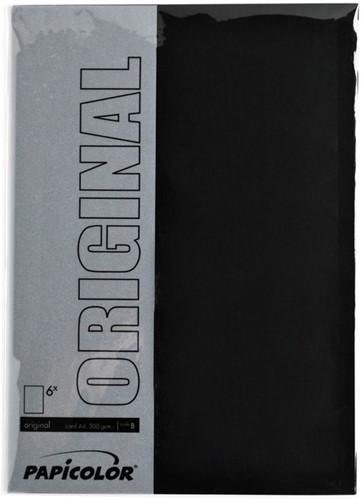 Kopieerpapier Papicolor A4 100gr 12vel ravenzwart-2