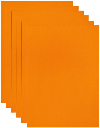 Kopieerpapier Papicolor A4 200gr 6vel oranje