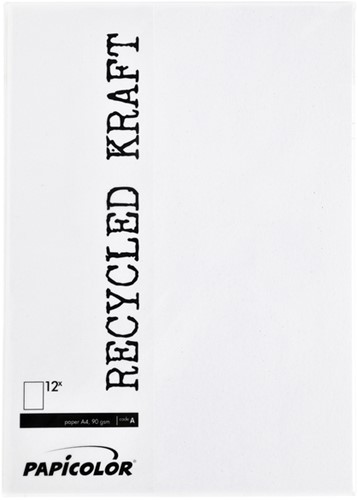 Kopieerpapier Papicolor A4 200gr 6vel kraft wit-2