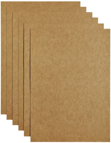 Kopieerpapier Papicolor A4 100gr 12vel kraft bruin