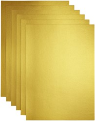 Kopieerpapier Papicolor A4 120gr 6vel goud