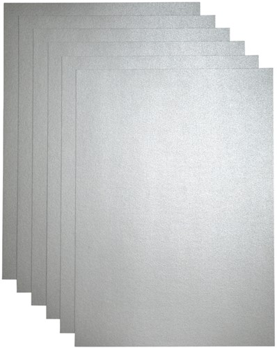 Kopieerpapier Papicolor A4 120gr 6vel zilver