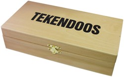 Tekendoos nummer 3 groot 270x150x80mm hout