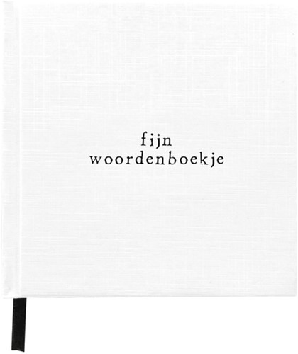 IkPakJeIn Notebook 12 x 12 cm "Fijn Woordenboekje"