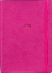 Notitieboek A5 soft cover roze