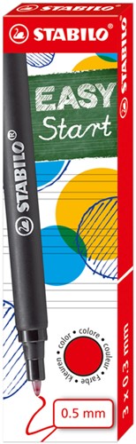 Rollerpenvulling STABILO Easy Original rood  0.5mm