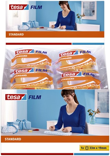 Plakband Tesa film standaard 19mmx33m-3