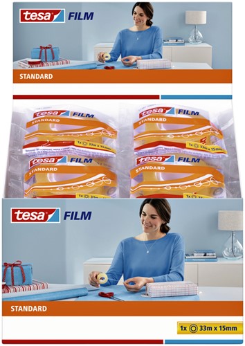 Plakband Tesa film standaard 15mmx33m-3