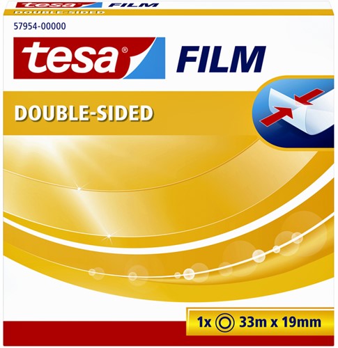 Dubbelzijdige plakband Tesa film 19mmx33m-2