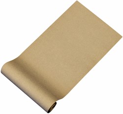 Afdekpapier zelfklevend 22,5cm x 50m bruin