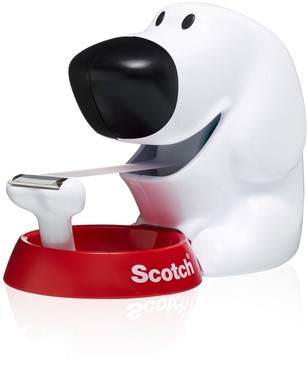 Plakbandhouder Scotch C31 hond + 1rol 19mm