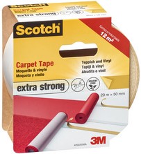 Plakband Scotch tapijt 50mmx7m dubbelzijdig extra strong-2