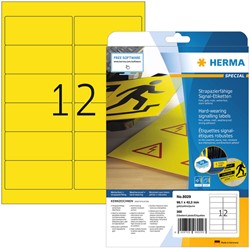 Etiket Herma 8029 99.1x42.3mm folie 300stuks geel
