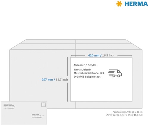Etiket HERMA 8692 A3 420X297mm 100 etiketten-3
