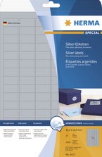Etiket HERMA 4114 99.1X67.7mm zilver 200 stuks-2