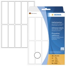 Etiket HERMA 2490 52x82mm wit 128 stuks-3