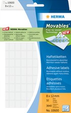 Etiket HERMA 10603 12x18mm verwijderbaar wit 1344 stuks-2