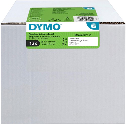 Etiket Dymo 19831 labelwriter 28x89mm 1560stuks-2