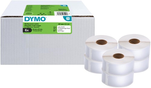 Etiket Dymo 11354 labelwriter 32x57mm 6000stuks