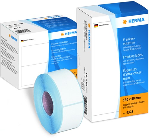 Frankeeretiket Herma enkel 4322 163x44mm 500stuks-2