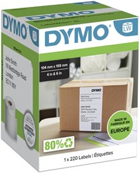 Etiket Dymo 904980 labelprint 4XL 104x159mm 220st.