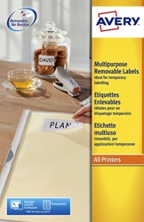Etiket Avery L6025REV-25 63.5x46.6mm wit 450 stuks